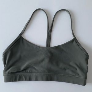 Lululemon flow y bra, sage size 6